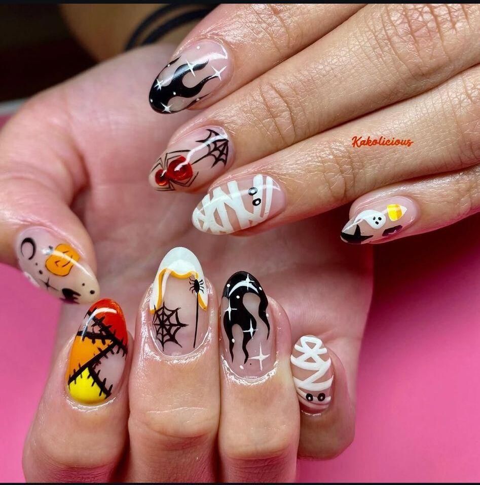 japanese nail art ideas for halloween