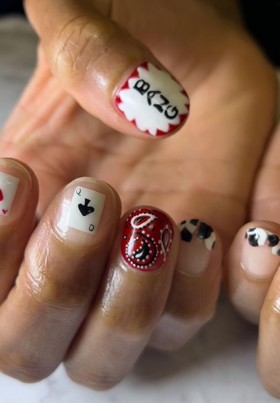 japanese nail art ideas for concert